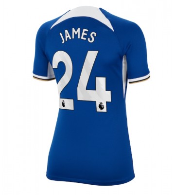 Chelsea Reece James #24 Hjemmebanetrøje Dame 2023-24 Kort ærmer